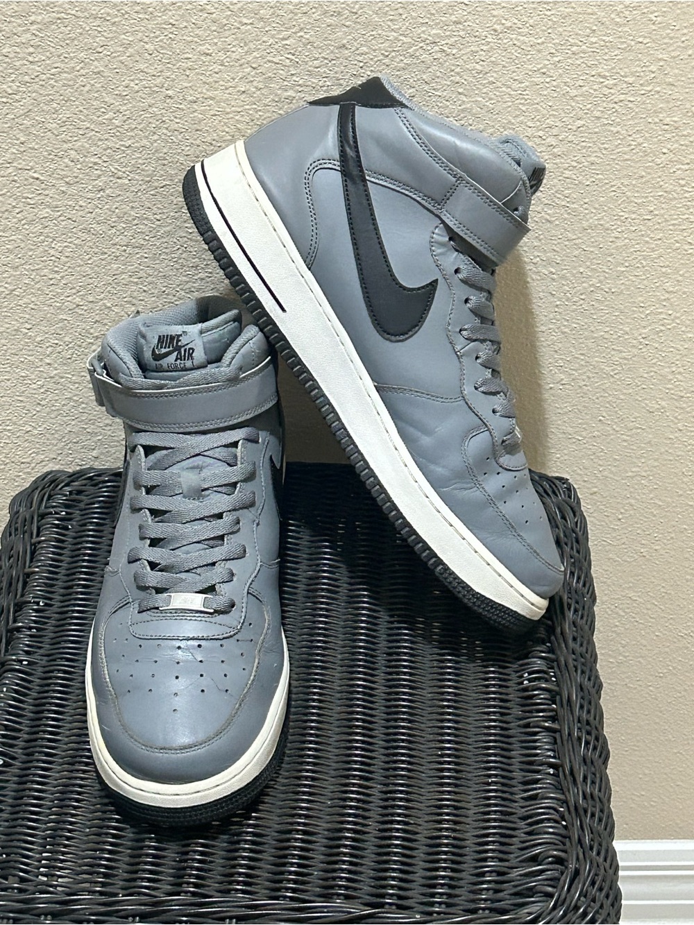 Size 12 Nike Air Force 1 Mid ‘07 Cool Grey 315123-026